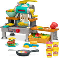 Play-Doh Super Sizzlin' Kitchen Playset, Realistic Cooking Toy Sounds, 25+ Play Foods to Create, Kids Arts & Crafts 3+