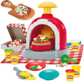 Play-Doh Stamp & Spin Pizza Playset, 8 Accessories & 5 Colors, Kids Play Food & Cooking Toys, Ages 3+