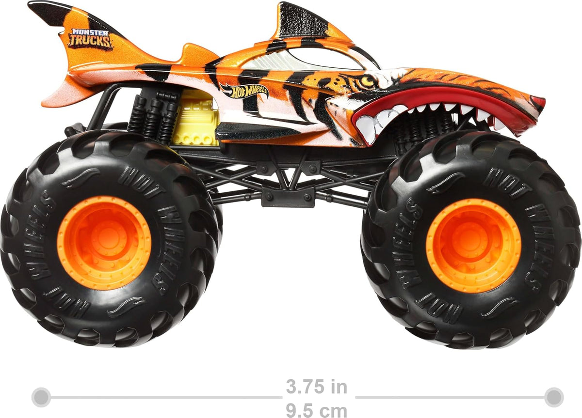 Hot Wheels Monster Trucks Oversized Tiger Shark in 1:24 Scale