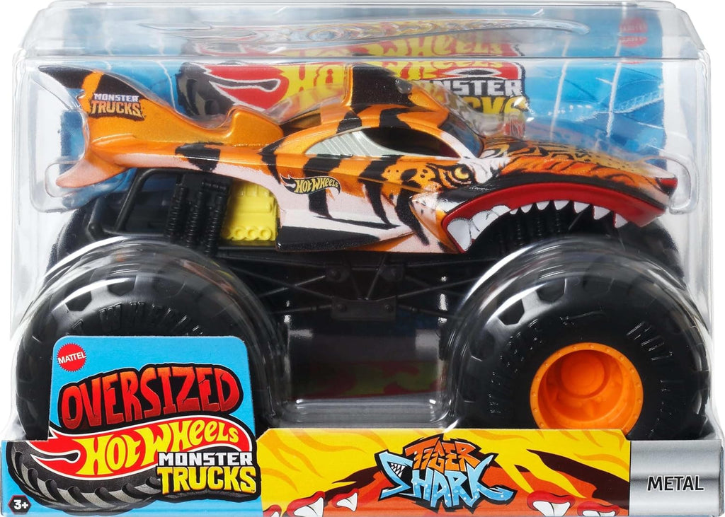 Hot Wheels Monster Trucks Oversized Tiger Shark in 1:24 Scale
