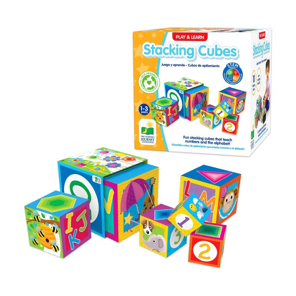 The Learning Journey International Play & Learn - Stacking Cubes